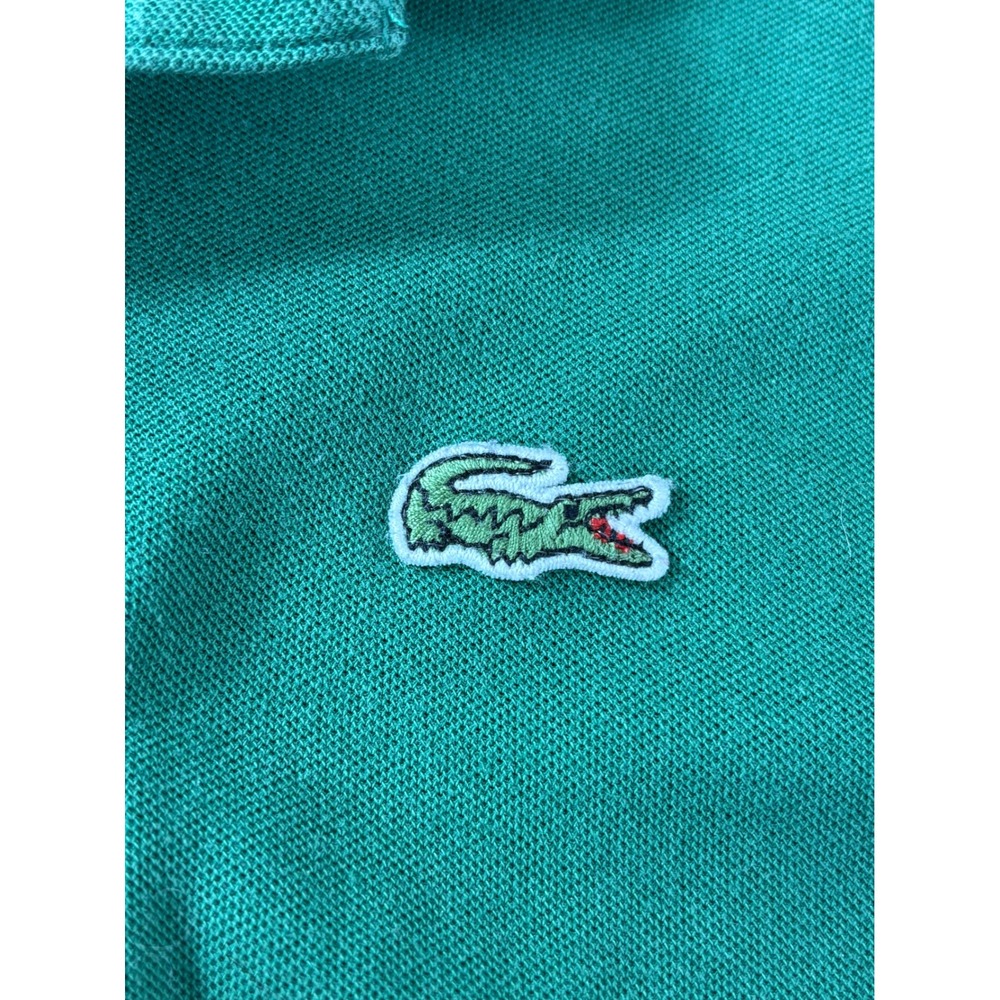 Lacoste Mens Green Classic Fit Pique Cotton Short Sleeve Polo Shirt Size 7 XL - Picture 7 of 12